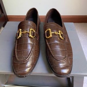 JEFFREY CAMPBELL Women Velviteen Bit Leather Loafers - NEW NWOB